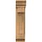 Ekena Millwork Imperial Traditional Rough Sawn Bracket w/ Offset Brace, Western Red Cedar, 6"W x 14"D x 26"H BKT0604X14X26IMP01RWR - alternate 3